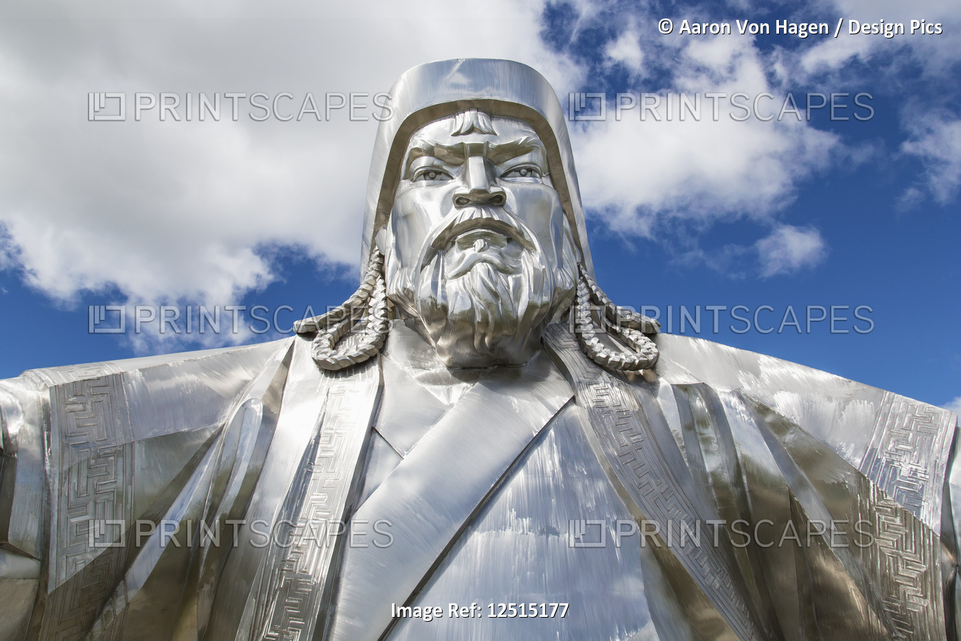 Statue of Chinggis (Genghis) Khan; Ulaanbaatar, Ulaanbaatar, Mongolia
